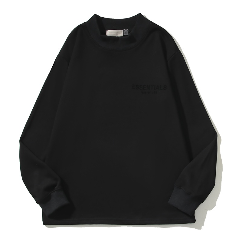 Áo Sweater Cổ Tròn In LOGO Màu Đen Thời Trang Cá Tính