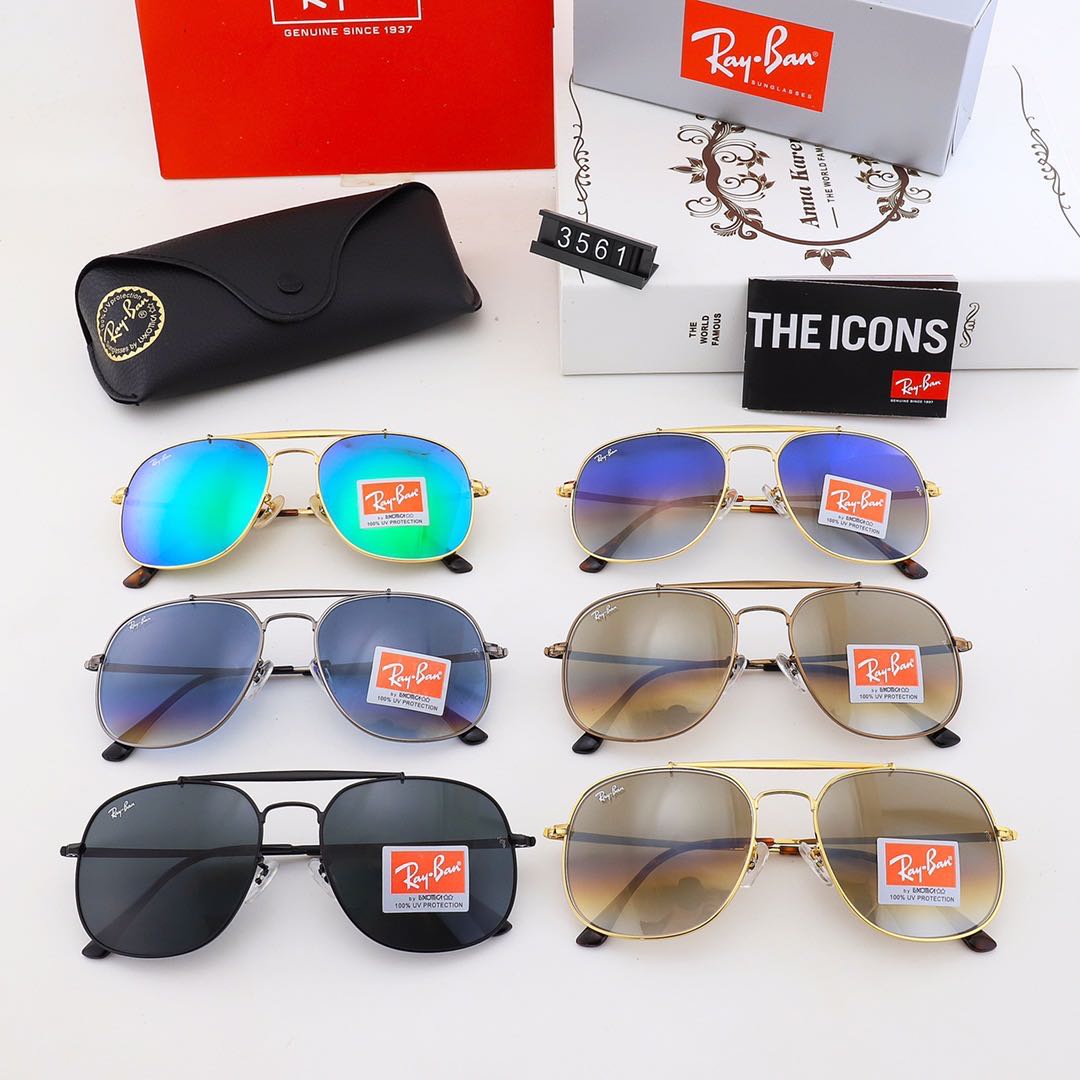 Wayfarer Ray-Ban_ chính hãng Kính râm 2021 Thời trang Hàn Quốc mới Kính râm nam nữ một mảnh Cặp đôi hợp thời trang Du lịch ngoài trời Kính râm lái xes