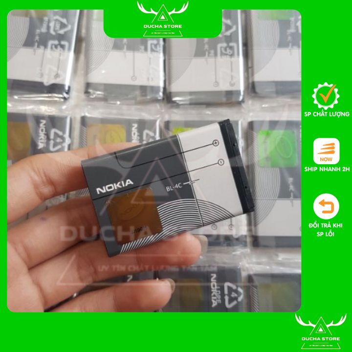Pin nokia Bl 5C - Pin 3 Gân 2IC Xịn Chống Phù Cho Nokia 1280, 105, 110i.