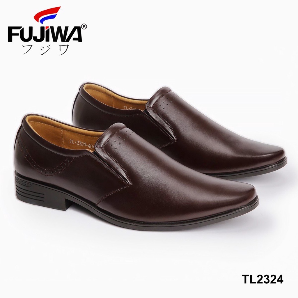 Giày Tây Nam Da Bò FUJIWA - TL2324. Da Thật, Đế Cao Su. Được Đóng Thủ Công (Handmade). Có Size:  38, 39, 40, 41, 42, 43