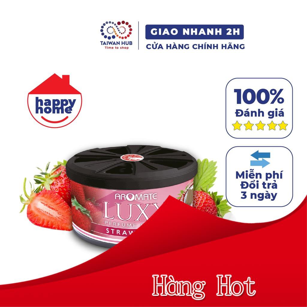 Sáp Thơm Phòng Hữu Cơ Nước Hoa Ô Tô Khử Mùi Xe Hơi Hương Dâu Tây AROMATE Đài Loan Chính Hãng Nhập Khẩu -