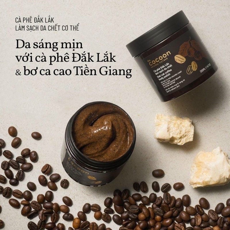 Tẩy Da Chết Cocoon Cà phê Đắk