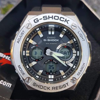 Đồng hồ nam casio #gshock gst-s110-1adr dây nhựa cao cấp màu đen
