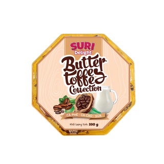 Kẹo Suri Delight Bơ Sữa 4 Vị 330G