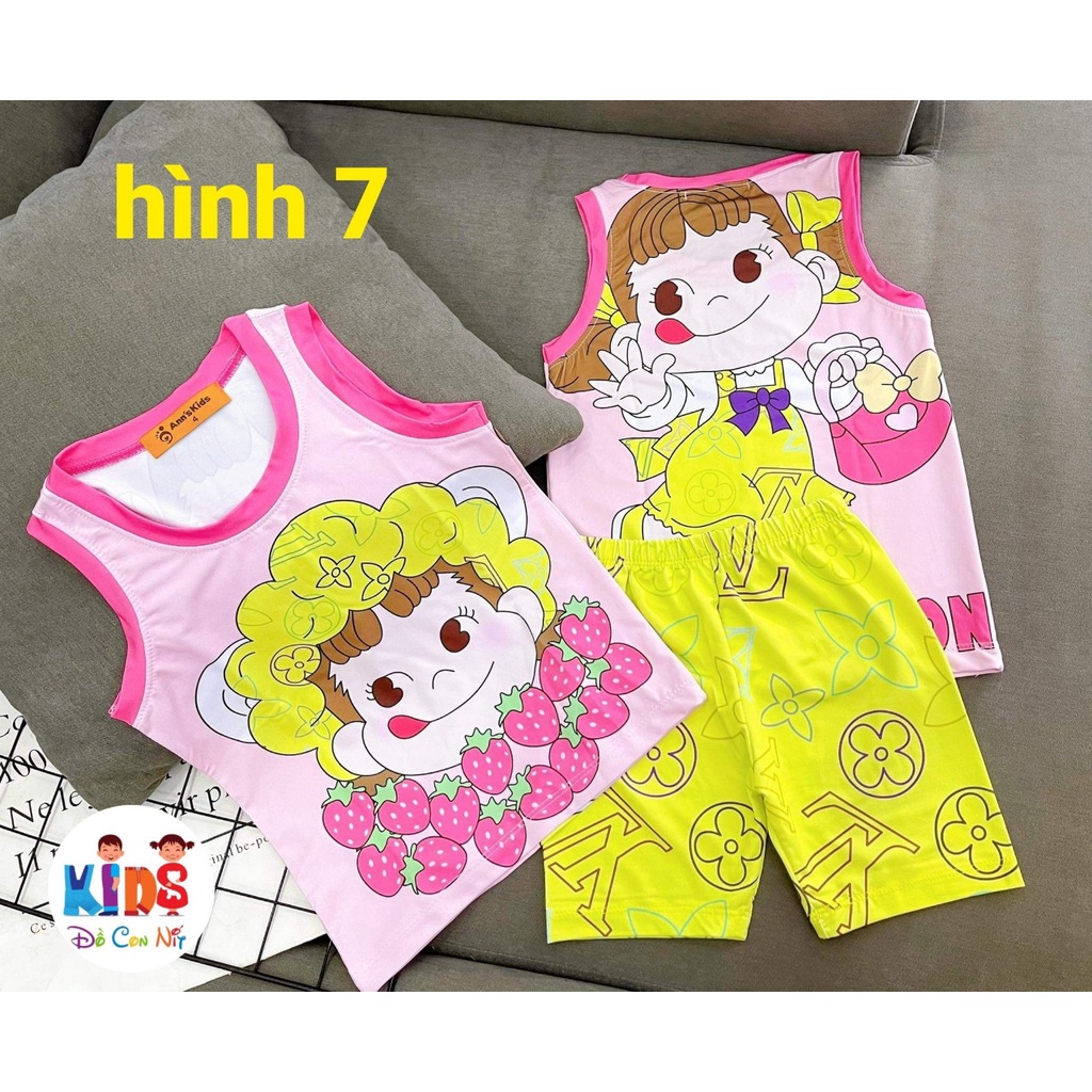 BỘ BA LỔ MÙA HÈ XINH YÊU BÉ GÁI - ĐỒ BỘ TRẺ EM