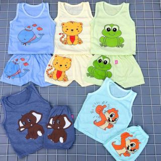 Set 5 bộ cotton cho bé size đại