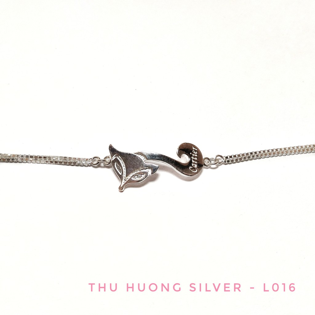 Lắc tay bạc nữ Hồ ly Cartier