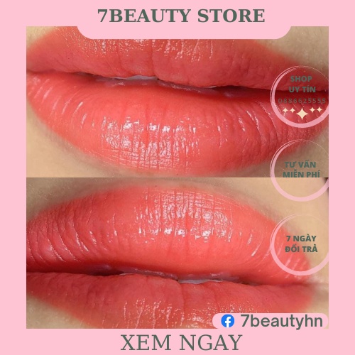 [5 lọ]Dưỡng Gấc Thiên Nhiên Kích Màu Môi Sau Phun xăm