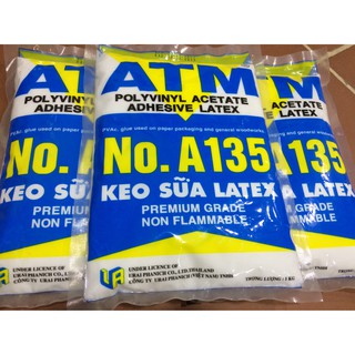 Keo sữa Latex ATM -A135 (1kg). Nguyên liệu làm Slime, ghép que kem làm handmade