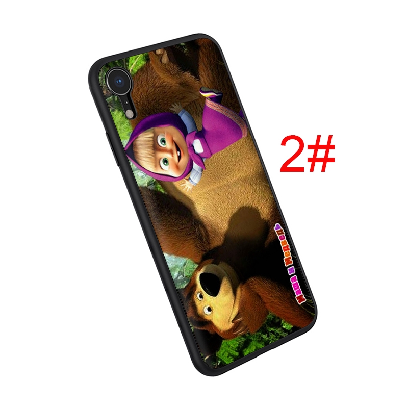 Ốp Điện Thoại Dẻo Họa Tiết Hoạt Hình Masha And The Bear Cho Iphone 11 Pro Xs Max Xr X 8 7 6s 6 Plus 5s 5 Se 2020 D59