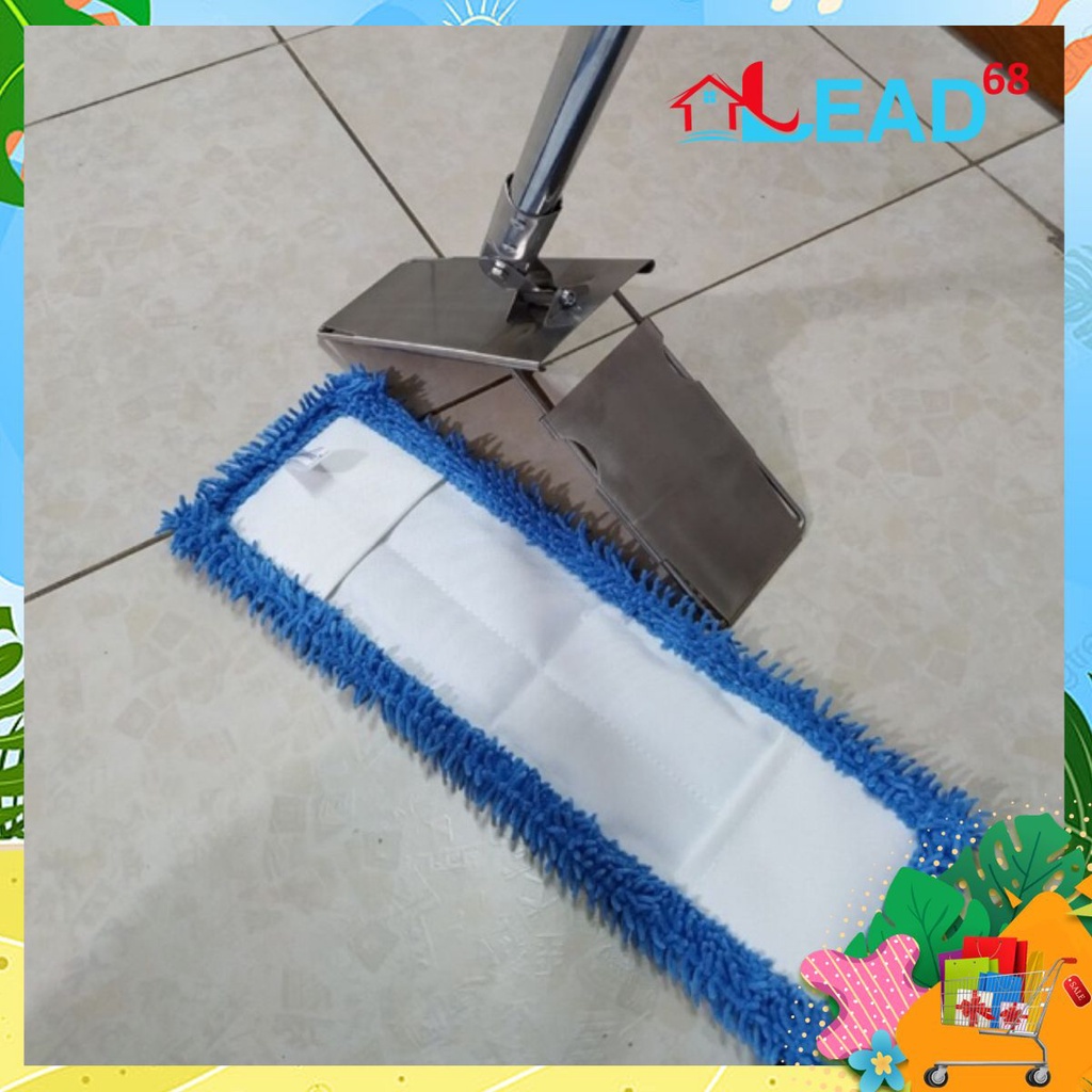 Chổi lau nhà công nghiệp 45cm cán rút homeinno 🔰
