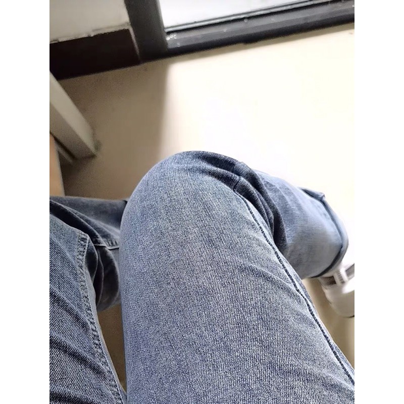 [HOT] Quần jeans nữ cạp cao ống đứng co giãn dáng đẹp (Caamhouse)