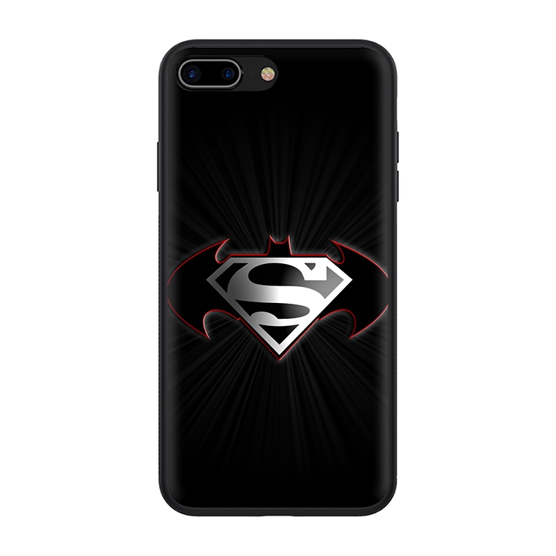 Ốp Điện Thoại Tpu Mềm Hình Batman Vs Superman S14 Cho Iphone 11 12 Pro Mini Xs Max Xr X