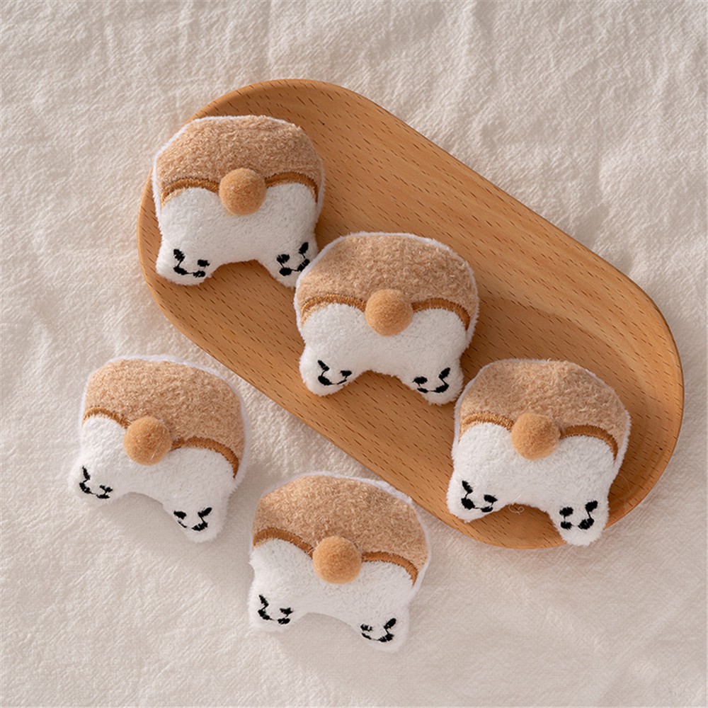 Ghim Cài Áo Hình Cún Nhồi Bông Dễ Thương