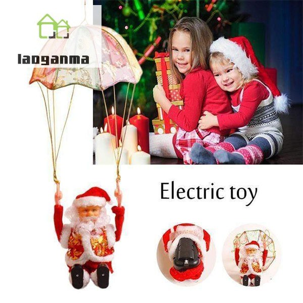 Đồ Chơi Ông Già Noel Nhảy Dù Nhảy Múa Vui Nhộn Cho Bé