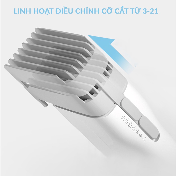 Tông đơ cắt tóc Xiaomi Youpin Enchen Boost Pin Sạc dễ sử dụng tiện lợi dùng gia đình, thời gian sử dụng 90 phút