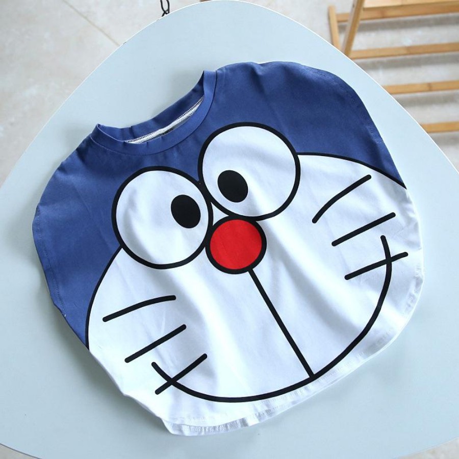 ✅ ÁO THUN CÁNH DƠI TRẺ EM TRAI GÁI 10->25KG DORAEMON DOREMON 5.0