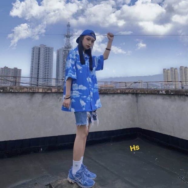 [Mã WASTUP giảm 10% tối đa 30K đơn 99K] Sơmi xanh đám mây HUSN865 | BigBuy360 - bigbuy360.vn