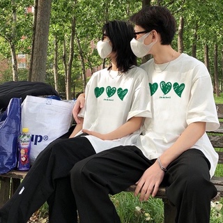 Áo phông đôi trái tim xanh Neocouple