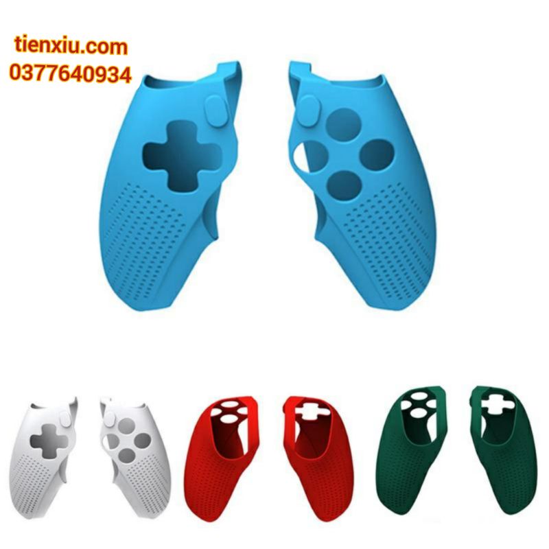 Bọc silicon tay cầm ps5 loại 2 mảnh hãng Dobe dùng cho các dock sạc Ps5 Case ps5