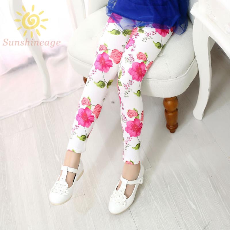 Thời Trang Quần Legging Vải Lụa Thoải Mái Cho Bé Gái