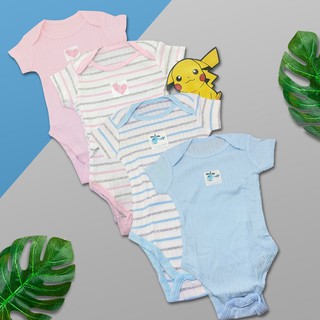 Lullaby - set 2 bộ body cộc tay vai chồm cho bé 1-12m