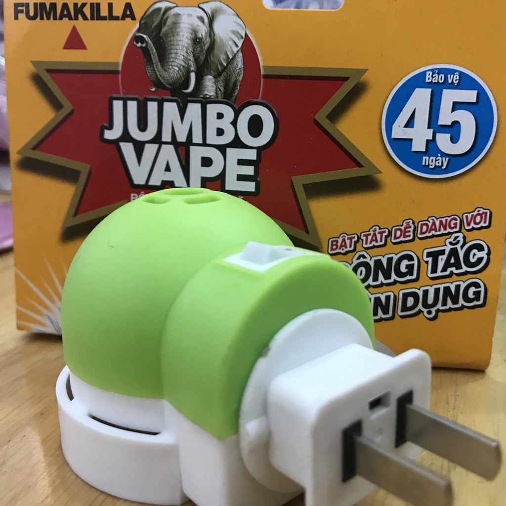 Máy xông Tinh dầu đuổi muỗi  Jumbo Vape công nghệ Nhật Bản