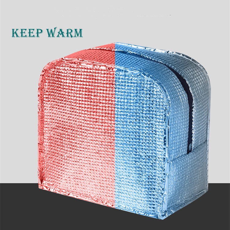 Túi Đựng Hộp Cơm Trưa Lót Giấy Nhôm Dày Giữ Nhiệt Tiện Dụng