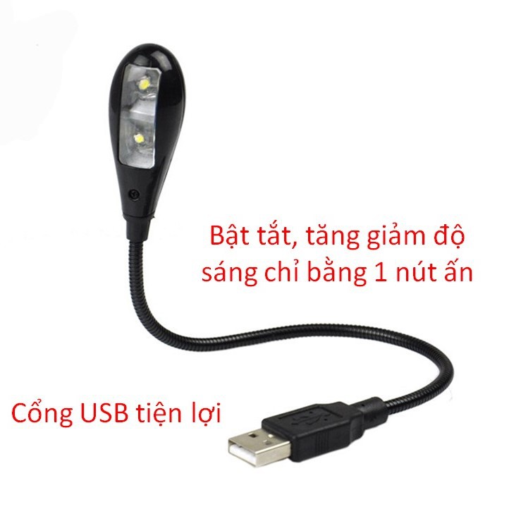 Đèn Học Để Bàn Chống Cận USB Kiêm Đèn Ngủ Siêu Bền, Tiện Lợi, Nhỏ Gọn