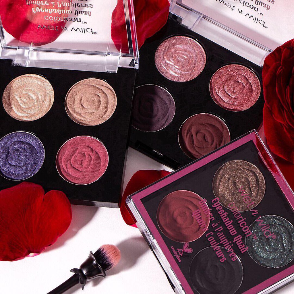 PHẤN MẮT WET N WILD REBEL ROSE COLOR ICON EYESHADOW QUAD