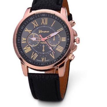 4.4 Thương Hiệu Promo ✅Đồng Hồ Geneva Unisex Dây Cao Su Thời Trang