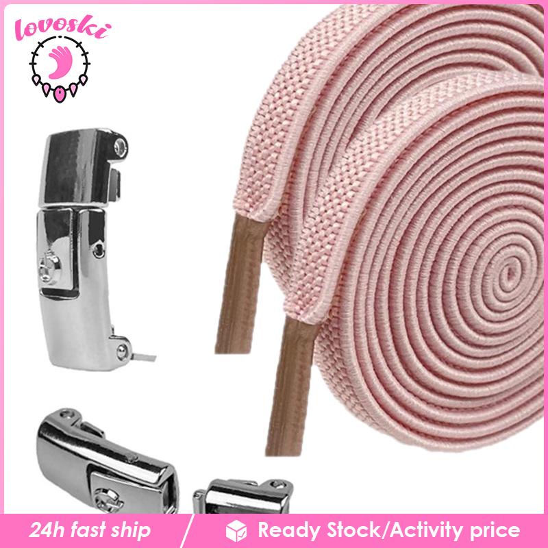 [Lovoski] Dây Buộc Giày Co Giãn Không Cần Buộc Nhanh Chóng Cho Người Lớn Tập Luyện