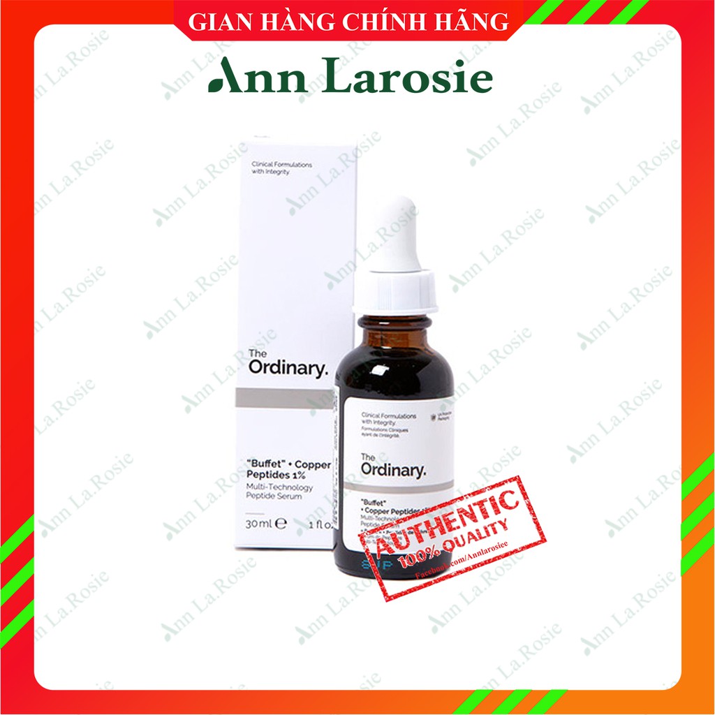 Serum Chống lão hóa vượt trội “Buffet” + Copper Peptides 1% - The Ordinary