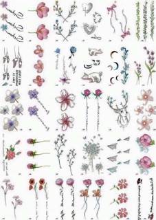 Hình săm dán tatoo nhỏ