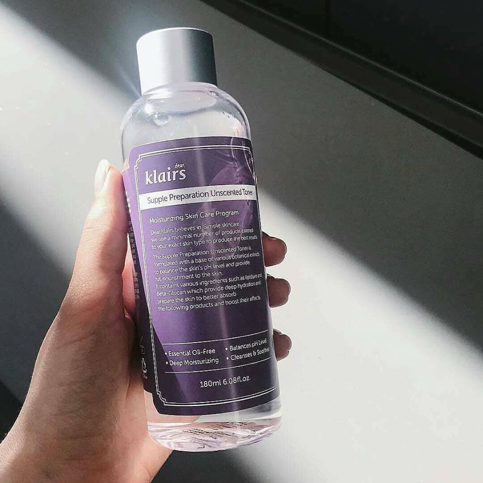 Nước Hoa Hồng Không Mùi Klairs Supple Preparation Unscented Toner [ Mẫu Mới ] | BigBuy360 - bigbuy360.vn