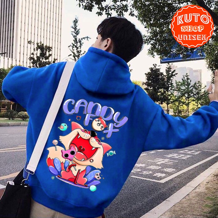 ÁO HOODIE FOX CANDY - In Pet Siêu Bền Siêu Đẹp - Full Size Full Màu