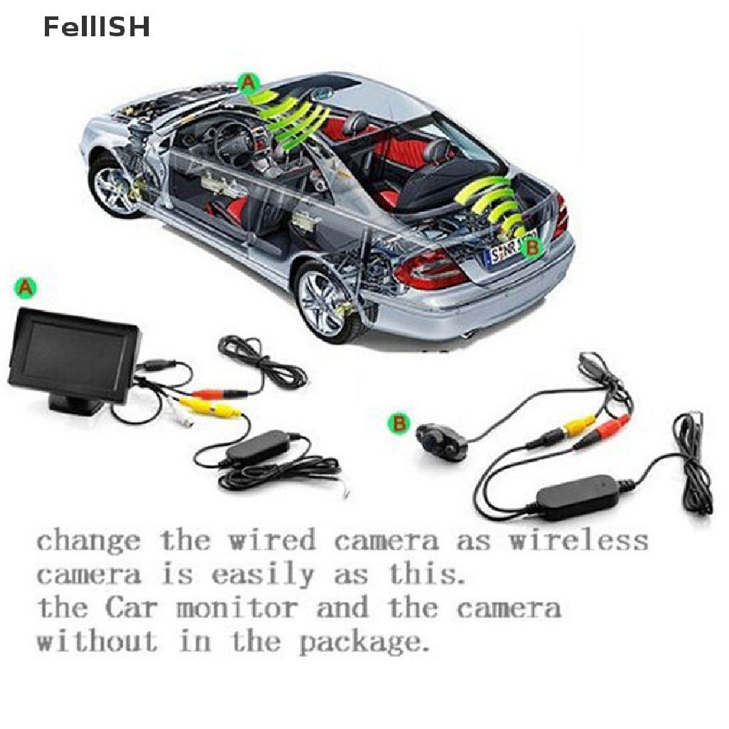 Bộ Truyền Và Nhận Tín Hiệu Video Không Dây 2.4G Cho Camera Sau Xe Hơi
 439br