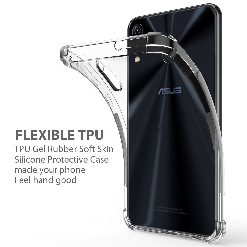 Ốp điện thoại trong suốt thời trang cho Asus Zenfone 5 Ze620Kl Asus Zenfone 5z Zs620Kl Asus Zenfone 5 Lite Zc600Kl