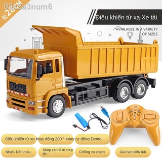 [GIÁ SỈ] ☂●Máy xúc hợp kim điều khiển từ xa lớn có thể sạc lại được tương tác giữa cha mẹ và con cái hai người chiến đấu