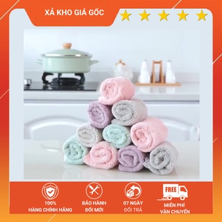 Khăn lau đa năng 🎁xả kho giá rẻ🎁 giẻ lau, khăn vệ sinh nhà bếp đa năng cao cấp 2 mặt siêu thấm nước, tiện lợi