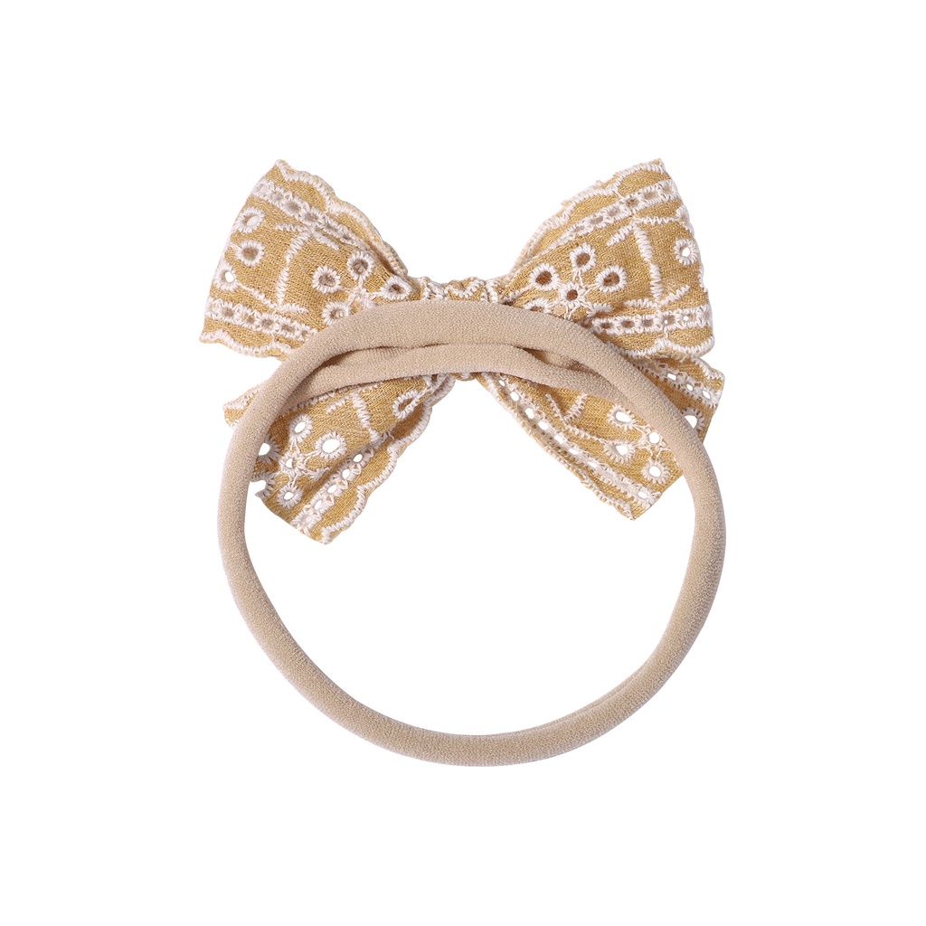 Dây thun cột tóc KIDSBOWS gắn nơ đáng yêu cho bé gái