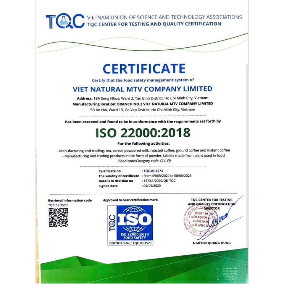 Cà phê xanh chính hãng (Hộp 10 gói) | BigBuy360 - bigbuy360.vn