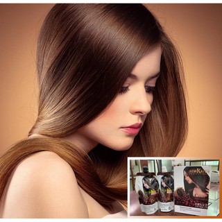 Nhuộm phủ bạc New Kafen màu nâu socola không dính da đầu 500mlx2