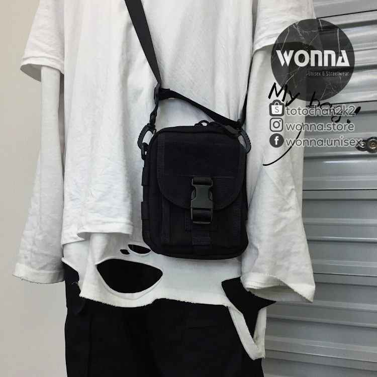 (CÓ ẢNH THẬT) ( ORDER ) Túi đeo mini ulzzang unisex | BigBuy360 - bigbuy360.vn