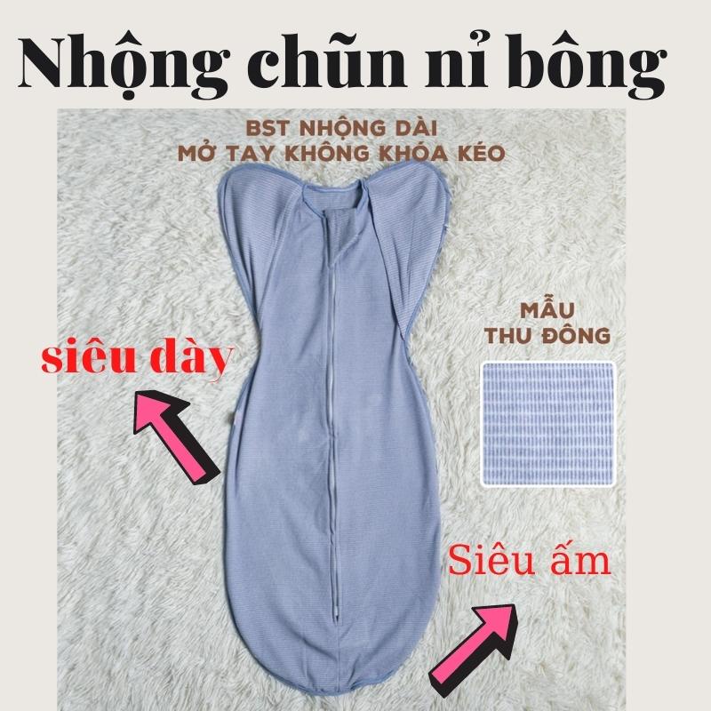 Nhộng Chũn cao cấp sử dụng vải cocoon ?𝑭𝑹𝑬𝑬𝑺𝑯𝑰𝑷Túi Ngủ trấn an bé ngủ ngon