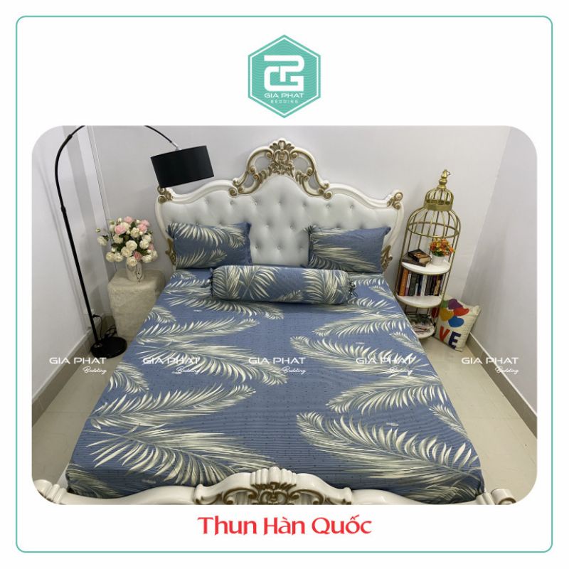 [ Link 2 ] Bộ Ga Thun Lạnh Hàn Quốc 4 món ( 1 ga bọc + 2 vỏ gối nằm + 1 vỏ gối ôm ) | BigBuy360 - bigbuy360.vn