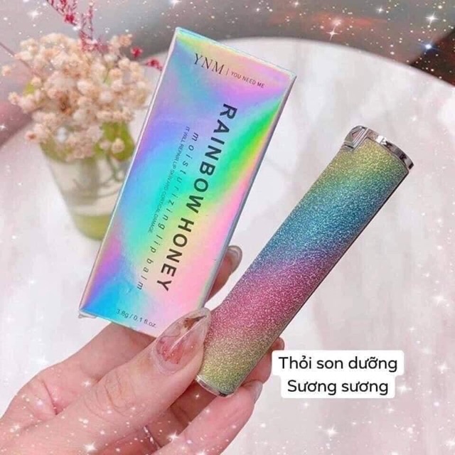 Son dưỡng đổi màu YNM RAINBOW HONEY mẫu mới 2021