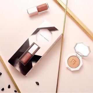 Bộ son và phấn highlight FENTY BEAUTY - Bomb Baby Mini Lip And Face Set