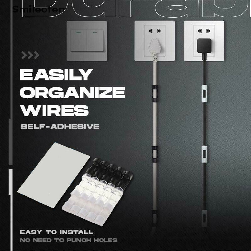 Kẹp Cố Định Dây Cáp Gọn Gàng Tiện Dụng Cho Gia Đình * Trên