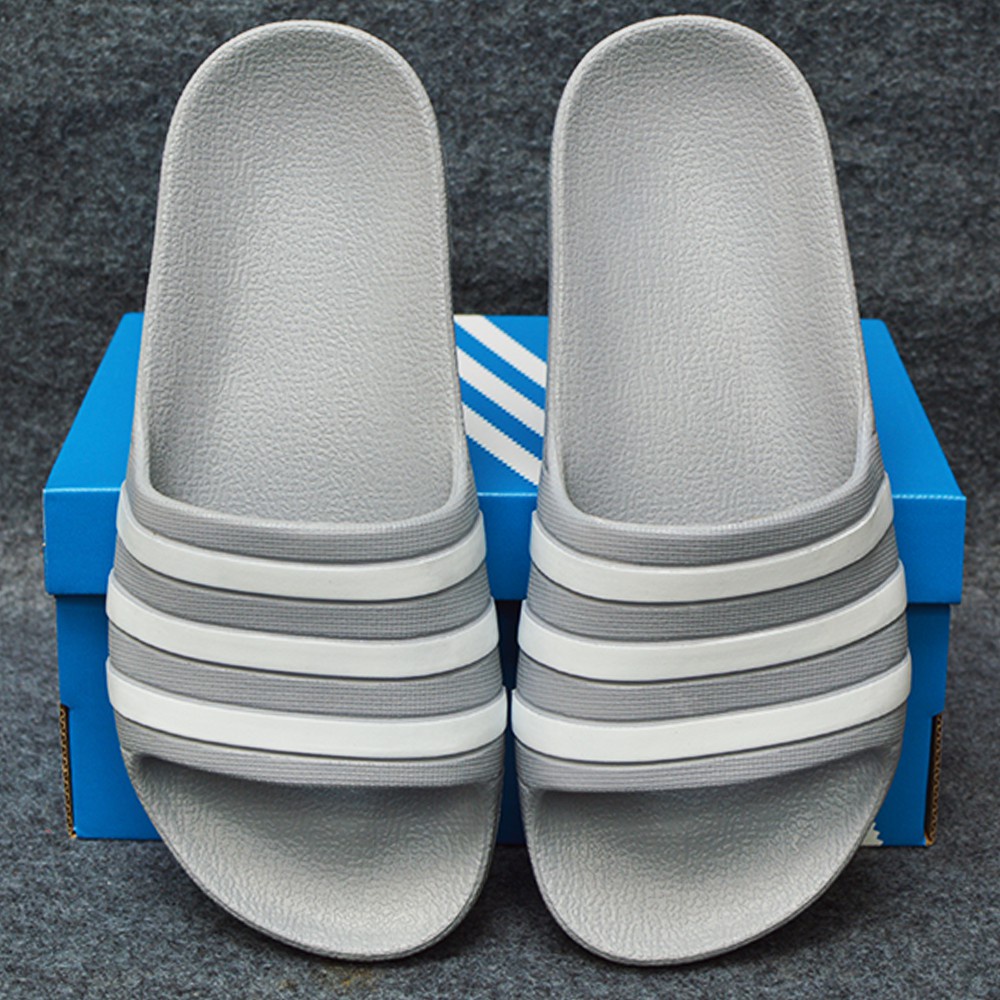 Dép Adidas đúc nguyên khối siêu nhẹ, dép unisex nam quai ngang đẹp dáng thể thao chống nước hot nhất 2022